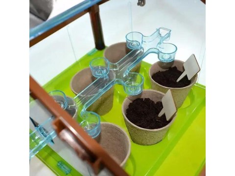 Szklarnia Dla Dzieci Mini Ogród Ogródek Plantacja + Akcesoria