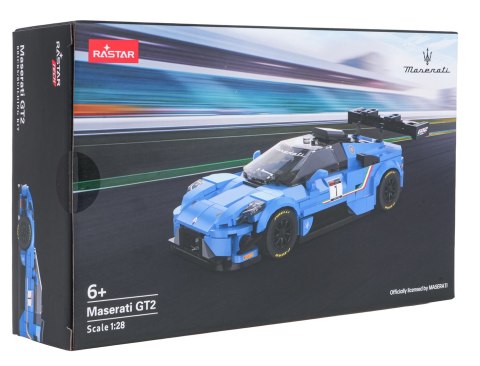 Autko Klocki 1:28 Maserati MC20 GT2 Niebieski RASTAR