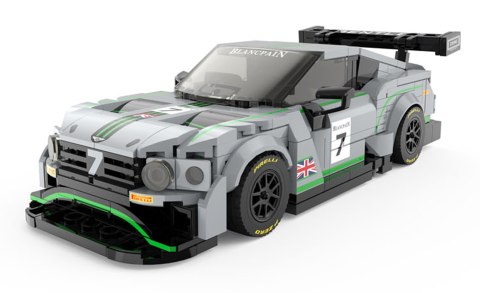 Autko Klocki 1:29 Bentley Continental GT3 Szary RASTAR