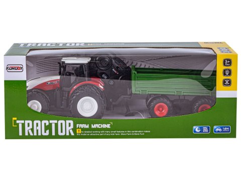 Ciągnik Z Przyczepą Duży Traktor Zdalnie Sterowany RC 1:24