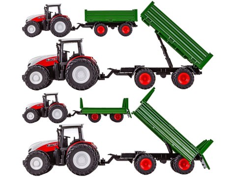 Ciągnik Z Przyczepą Duży Traktor Zdalnie Sterowany RC 1:24