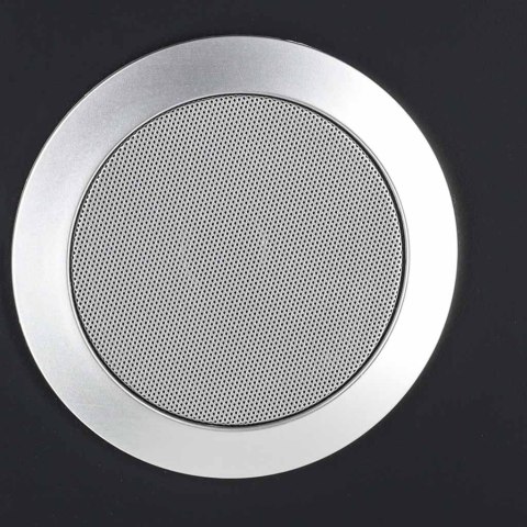 Szafka nocna wisząca szuflady oświetlenie LED USB ładowanie głośnik Bluetooth czarna
