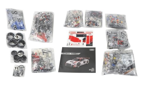 Autko Klocki 1:8 Audi R8 LMS GT3 Białe RASTAR