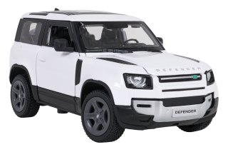 Autko Metalowe 1:24 Land Rover Defender 90 Biały RASTAR