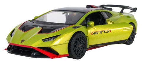 Lamborghini Huracan STO RASTAR 1:32 Zielony Model Metalowy dżwięk światło
