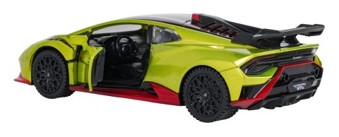 Lamborghini Huracan STO RASTAR 1:32 Zielony Model Metalowy dżwięk światło
