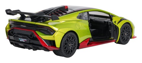 Lamborghini Huracan STO RASTAR 1:32 Zielony Model Metalowy dżwięk światło