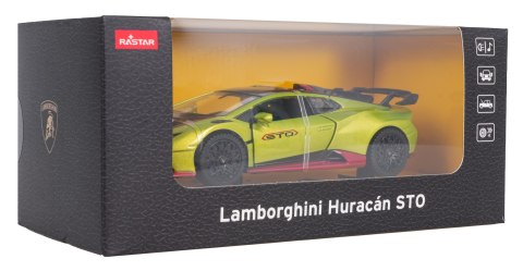 Lamborghini Huracan STO RASTAR 1:32 Zielony Model Metalowy dżwięk światło
