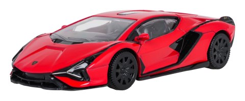 Autko Metalowe 1:43 Lamborghini Sian Czerwone RASTAR