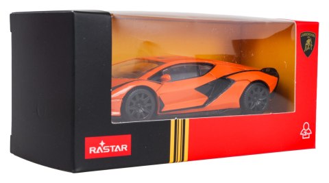 Autko Metalowe 1:43 Lamborghini Sian Pomarańczowe RASTAR