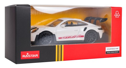 Autko Metalowe 1:43 Porsche 911 GT3 RS Białe RASTAR