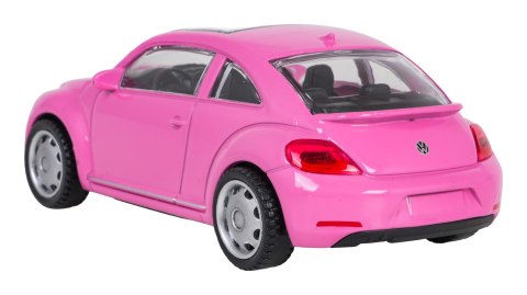 Autko Metalowe 1:43 Volkswagen Beetle Różowy RASTAR