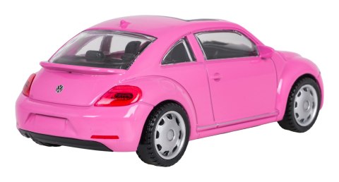 Autko Metalowe 1:43 Volkswagen Beetle Różowy RASTAR