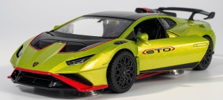Lamborghini Huracan STO RASTAR 1:32 Zielony Model Metalowy dżwięk światło