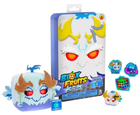 Blox Fruits Zestaw Blind Box 6w1 Pluszak figurka kod DLC naklejki