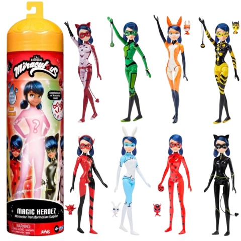 Biedronka i Czarny Kot Time to Transform Marinette, lalka MIRACULOUS