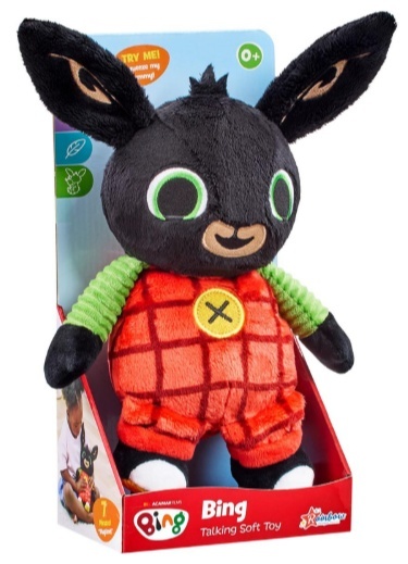 Bing pluszak maskotka gadający królik mówiąca zabawka pluszowa 0+