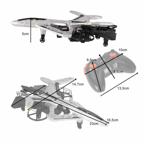 Dron RC Syma P01 LED 2.4G 360° akrobacje automatyczny start stabilizacja lotu