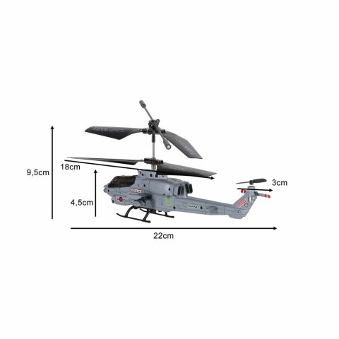 Helikopter RC Syma S108H 2.4G LED auto start stabilizacja lotu USB