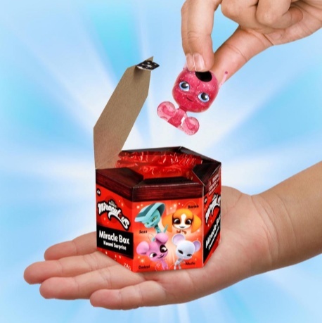 Miraculous Biedronka i Czarny Kot Blind Box Kwami figurka niespodzianka