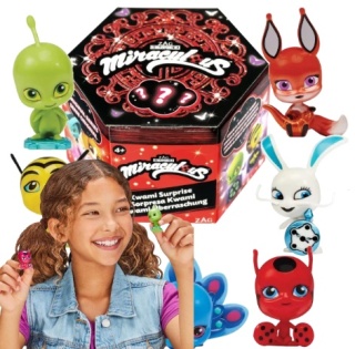 Miraculous Biedronka i Czarny Kot Blind Box Kwami figurka niespodzianka