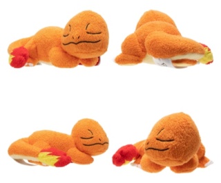 Pokemon Charmander śpiący pluszak maskotka tulisia dla najmłodszych