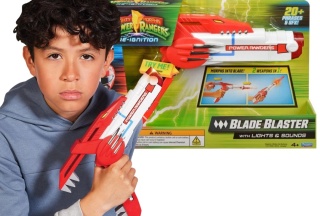 Power Rangers Wyrzutnia Blade Blaster Mighty Morphin dżwięki