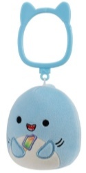 Squishmallows pluszak delfin Rey brelok zawieszka maskotka