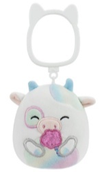 Squishmallows pluszak krówka Belozi brelok zawieszka maskotka
