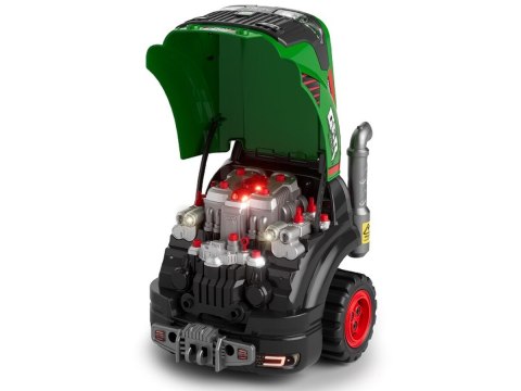 Zestaw Mechanika TRAKTOR Ciągnik Silnik Do Rozkręcania Warsztat Ciężarówka Efekt Światła Dźwięku Dymu