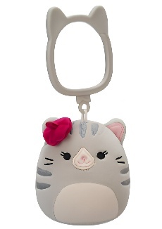 Squishmallows pluszak kotek Tally brelok zawieszka maskotka