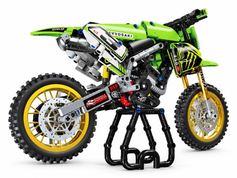 Zestaw Klocków Motocykl Zielony 466el.