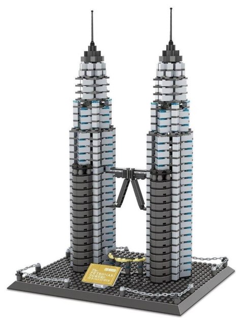 Zestaw Klocków Petrona Towers z Kuala Lumpur 1158el.
