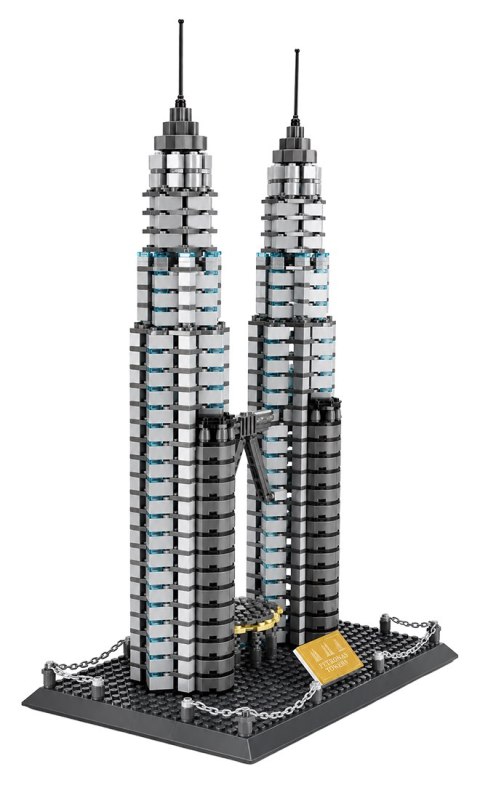 Zestaw Klocków Petrona Towers z Kuala Lumpur 1158el.