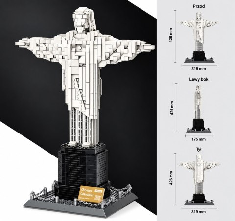Zestaw Klocków Pomnik Chrystusa w Rio de Janeiro 973el.