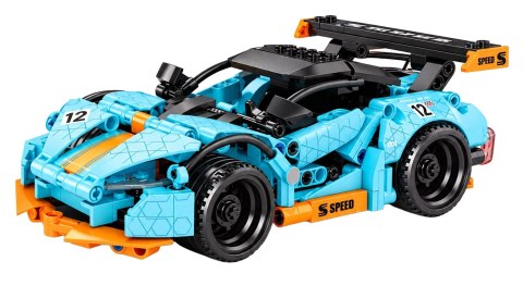 Zestaw Klocków Auto Sportowe Błękitne 318el.