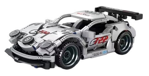 Zestaw Klocków Auto Sportowe Szary 328el.