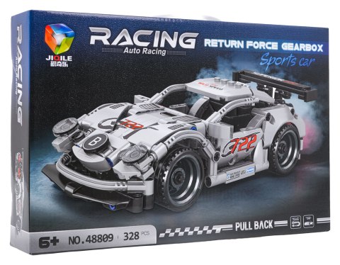Zestaw Klocków Auto Sportowe Szary 328el.