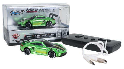 Auto R/C Do MINI Drift 1:64 SmokeRacer Pomarańczowy