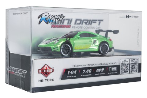 Auto R/C Do MINI Drift 1:64 SmokeRacer Pomarańczowy