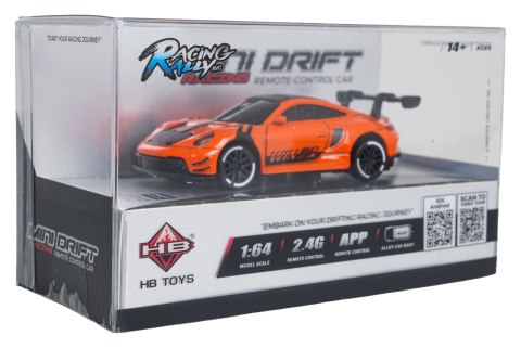Auto R/C Do MINI Drift 1:64 SmokeRacer Zielony