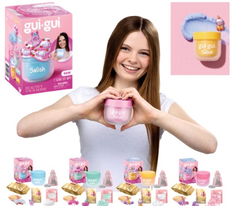 Gui Gui Salish Slime brokatowy zestaw kreatywny dla dziewczynki Slajm