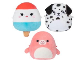 Squishmallows Micromallows 3pak pluszaki maskotki Morlai Lelila Dustin 6cm