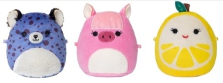 Squishmallows Micromallows 3pak pluszaki maskotki Veronika Leticia Spotts
