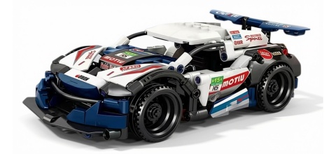 Klocki konstrukcyjne Auto Sportowe 300 el. – samochód z napędem Pull-Back