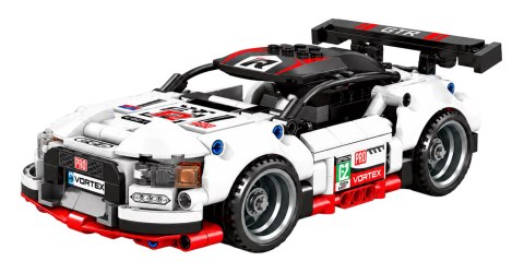 Zestaw Klocków Auto Sportowe Biało Czarny 326el.