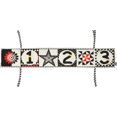 Ochraniacz do łóżeczka książeczka mata edukacyjna ochronna dla niemowląt cyfry litery