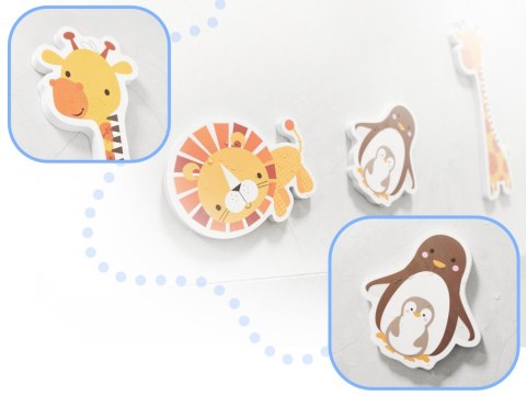 Zabawka do kąpieli wanny piankowe zwierzątka