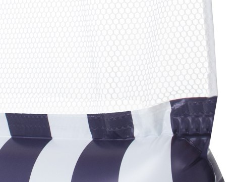 Materac dmuchany fotel krzesło hamak do pływania 120x70cm granatowy