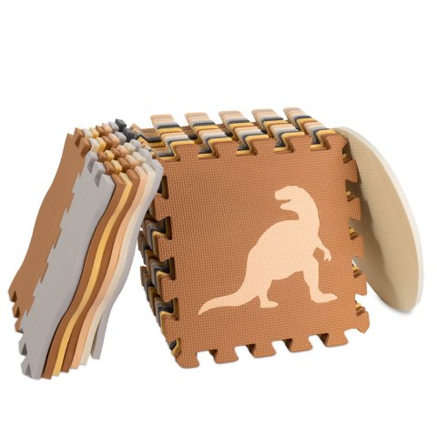 Puzzle piankowe mata kojec dla dzieci 36 elementów dinozaury 143cm x 143cm x1cm